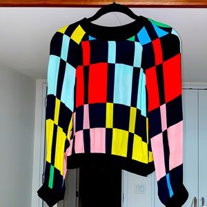 Alice & Olivia Color Block Top - Small